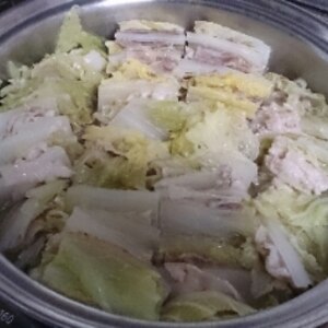 豚肉と白菜のミルフィーユ鍋